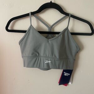 Green Reebok Sports Bra